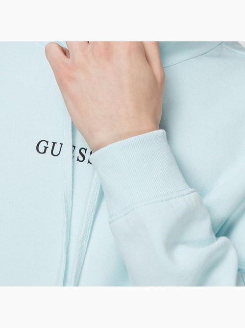 Sweat com capuz azul para homem guess roy 2022 - Kiabi