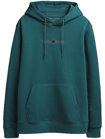 Sweat com capuz azul patinho para rapaz teddy smith