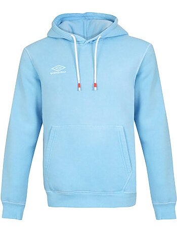 Sweat com Capuz Azul Umbro Logo AT para Homem