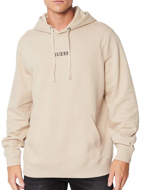 Sweat com capuz bege guess roy para homem - Kiabi Sweat com capuz bege guess roy para homem - Kiabi