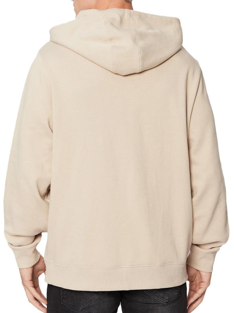 Sweat com capuz bege guess roy para homem Bege - Kiabi