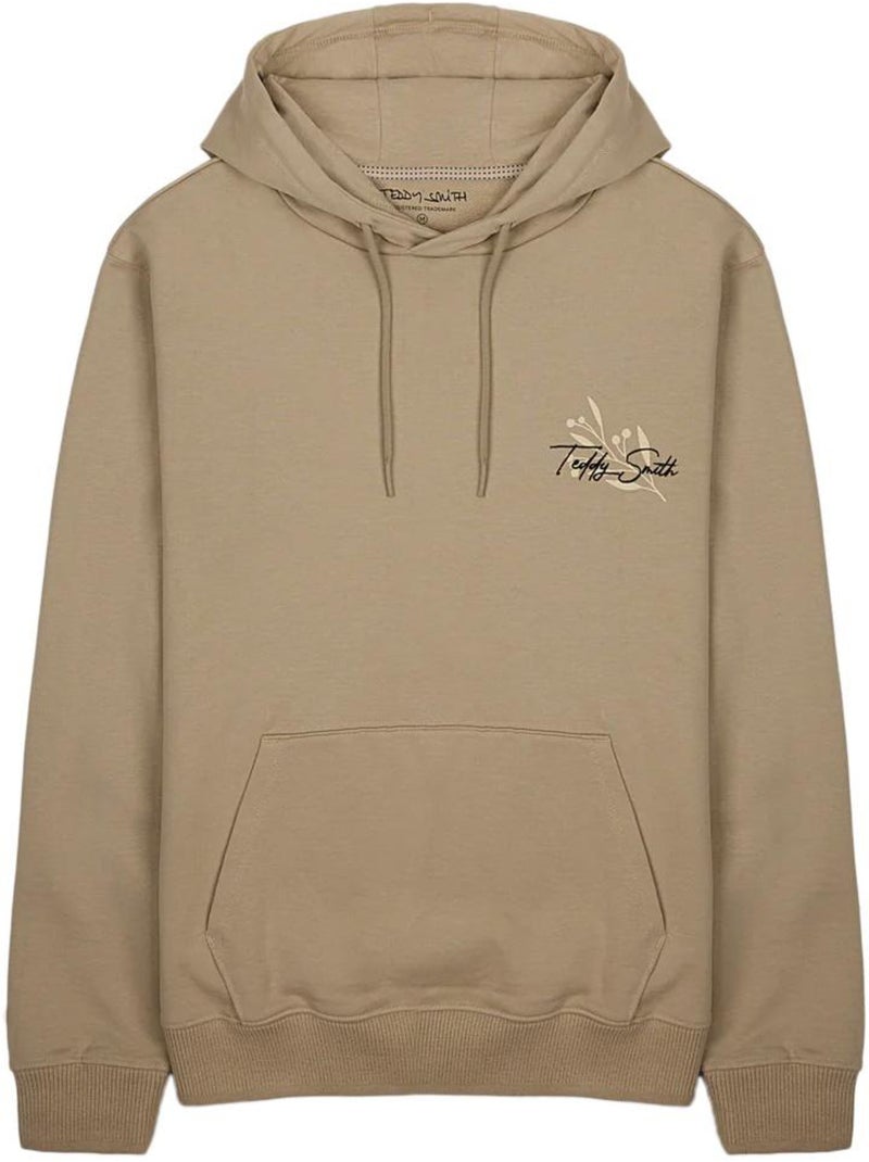 Sweat com Capuz Bege para Homem Teddy Smith Wanes Bege - Kiabi