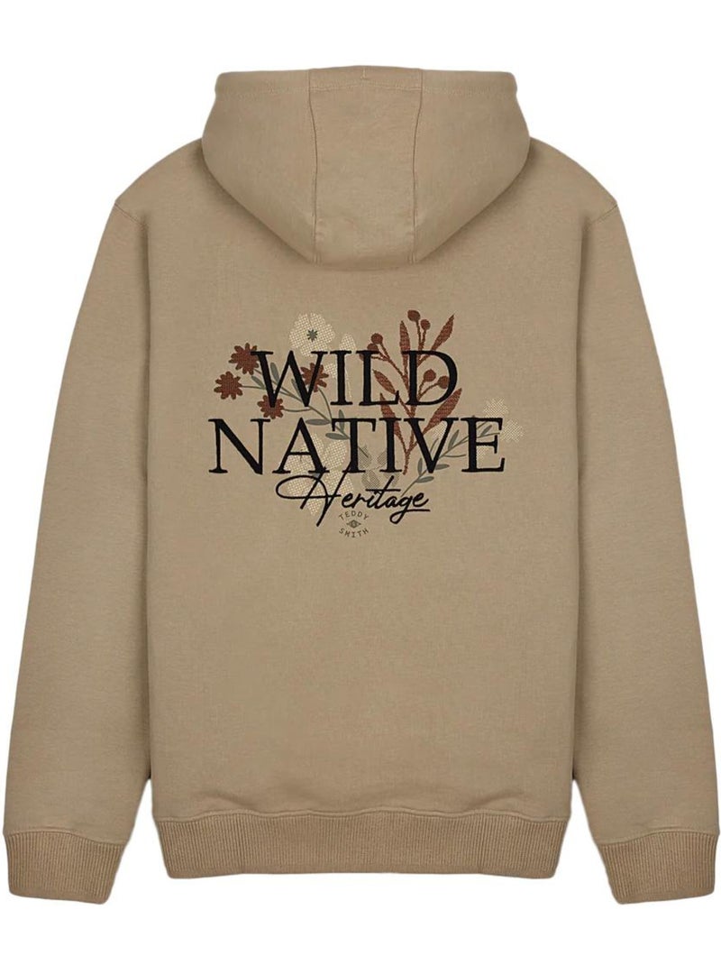 Sweat com Capuz Bege para Homem Teddy Smith Wanes Bege - Kiabi