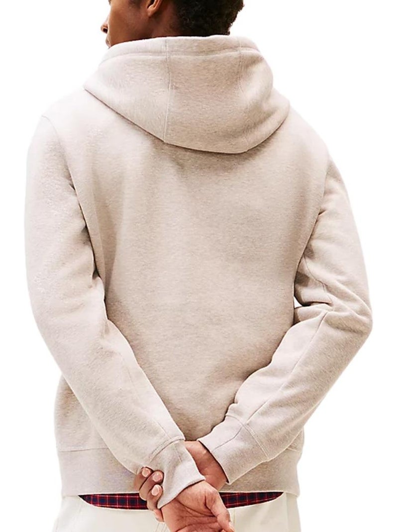 Sweat com Capuz Bege para Homem Tommy Hilfiger Logo Bege - Kiabi