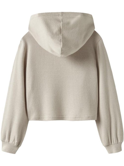 Sweat com capuz bege para menina name it billie - Kiabi Sweat com capuz bege para menina name it billie - Kiabi