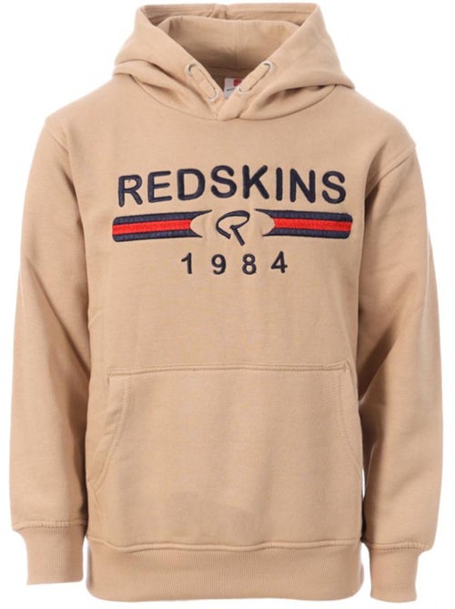 Sweat com Capuz Bege para Rapaz Redskins - Kiabi Sweat com Capuz Bege para Rapaz Redskins - Kiabi