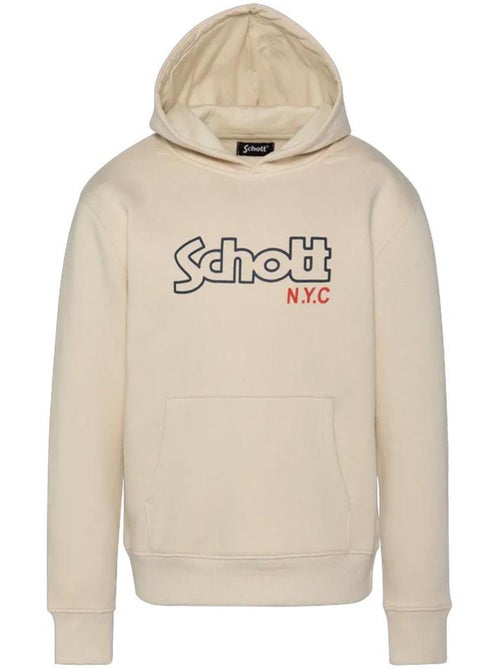 Sweat com Capuz Bege para Rapaz Schott Sidney - Kiabi Sweat com Capuz Bege para Rapaz Schott Sidney - Kiabi
