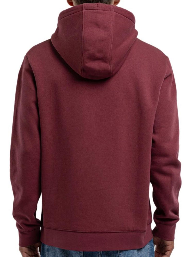 Sweat com capuz bordeaux para homem teddy smith jim Bordô - Kiabi