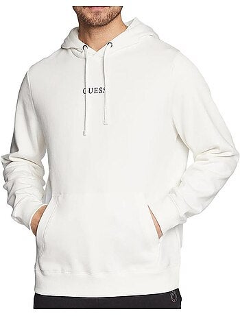 Guess roy sweatshirt roxo escuro com capuz para homem