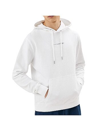 Sweatshirt vermelho com capuz masculino pepe jeans david