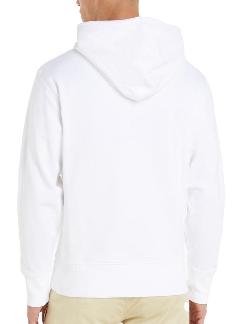 Sweat com Capuz Branco para Homem Calvin Klein Jeans Disrupted J30J325429 Branco - Kiabi