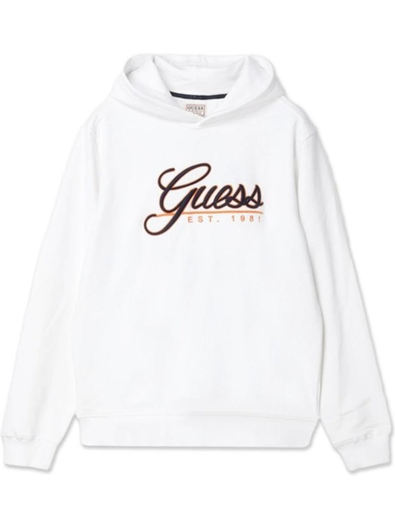 Sweat com capuz branco para homem guess Branco - Kiabi