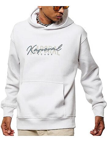 Sweat com Capuz Branco para Homem Kaporal Janko