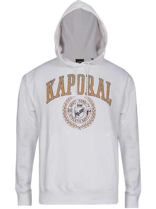 Sweat com capuz branco para homem kaporal ramsh23m32 - Kiabi