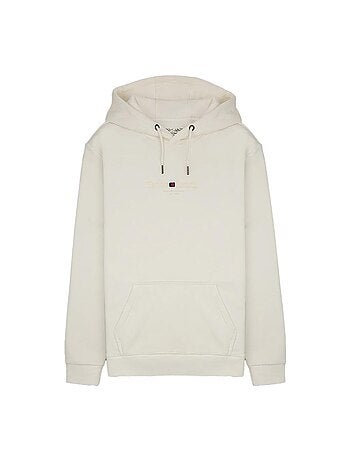 Sweat com capuz branco para homem teddy smith jim