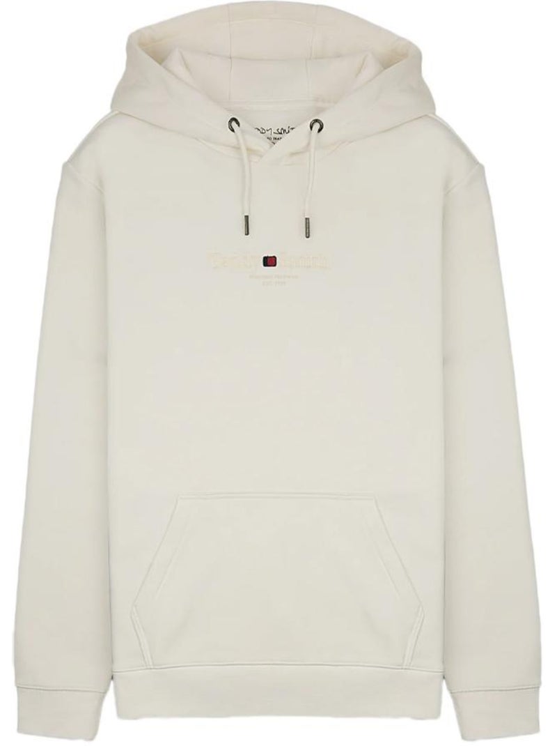 Sweat com Capuz Branco para Homem Teddy Smith Jim Ecru - Kiabi