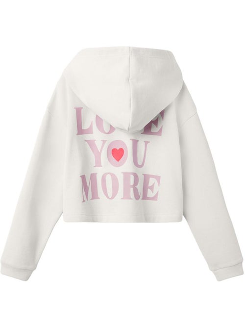 Sweat com capuz branco para menina name it terren - Kiabi Sweat com capuz branco para menina name it terren - Kiabi