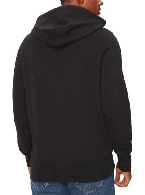 Sweat com capuz calvin klein jeans monologo desgastado preto para homem - Kiabi Sweat com capuz calvin klein jeans monologo desgastado preto para homem - Kiabi