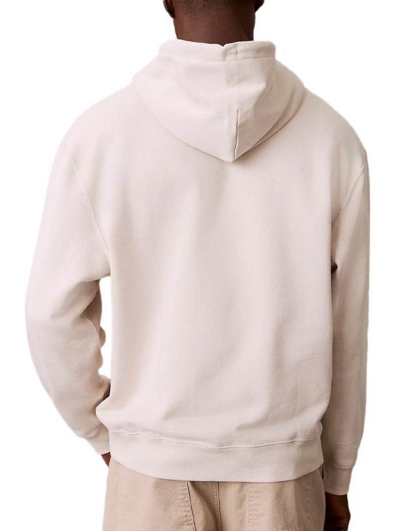 Sweat com Capuz Calvin Klein Jeans para Homem Cru 350 Ecru - Kiabi