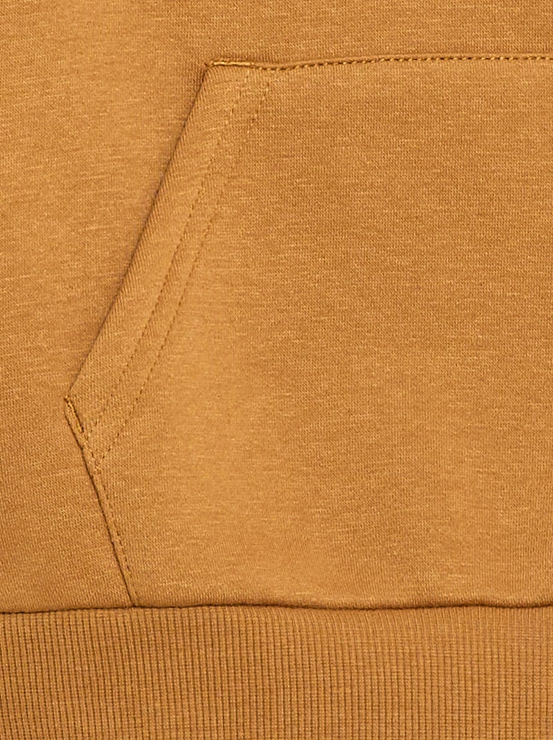 Sweat com capuz canguru Azul - Kiabi