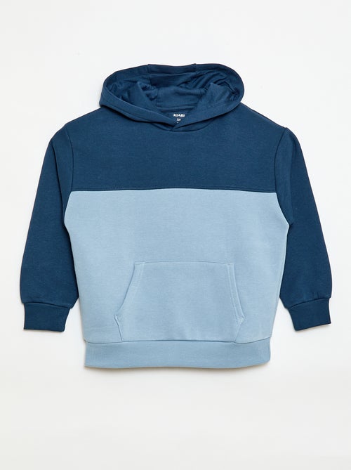 Sweat com capuz canguru - Kiabi