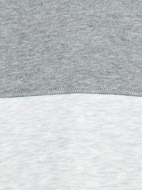 Sweat com capuz canguru - Kiabi