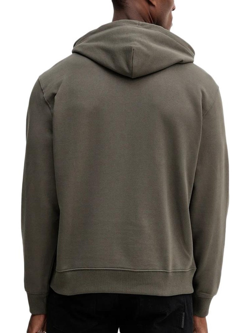 Sweat com capuz cinzento para homem calvin klein jeans 350terry micro Cáqui - Kiabi