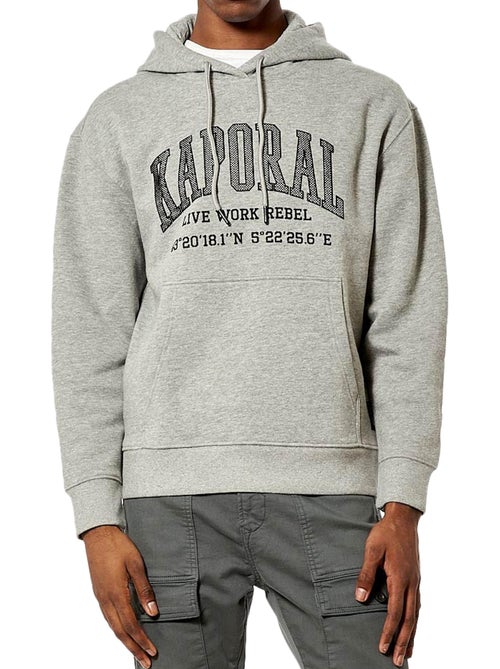 Sweat com capuz cinzento para homem kaporal benjy - Kiabi Sweat com capuz cinzento para homem kaporal benjy - Kiabi