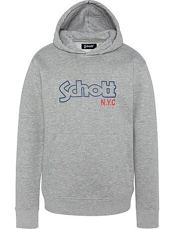 Sweat com Capuz Cinzento para Rapaz Schott Sidney