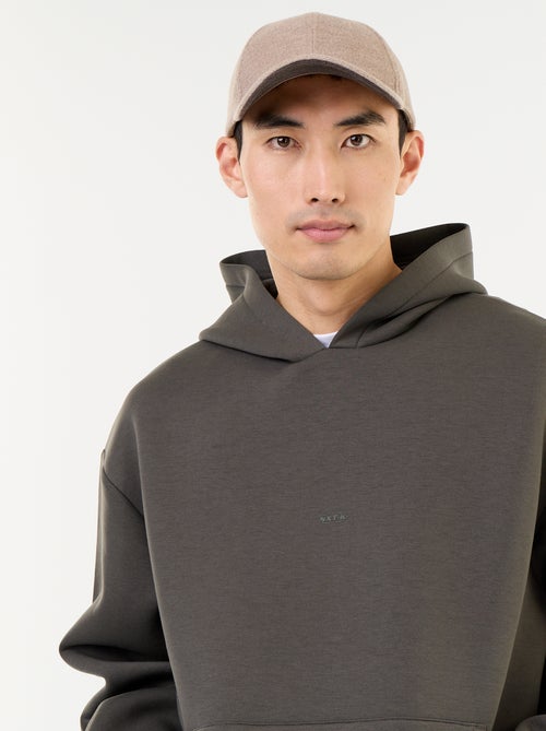 Sweat com capuz com bolso canguru - Kiabi