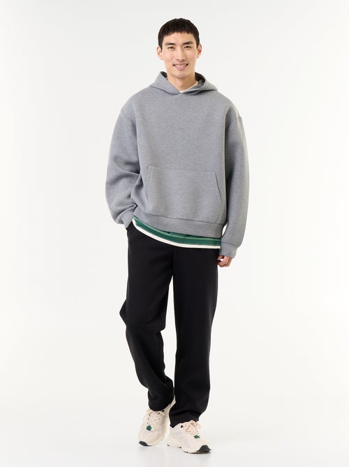 Sweat com capuz com bolso canguru - Kiabi