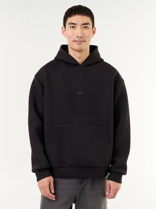 Sweat com capuz com bolso canguru - Kiabi