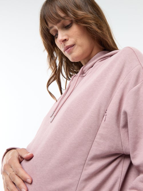 Sweat com Capuz de Amamentação - Kiabi