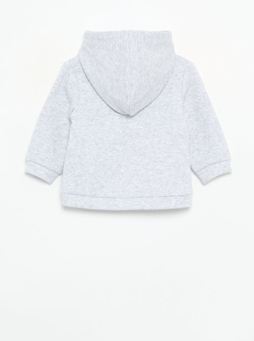 Sweat com capuz de polar com orelhas de coelho - Kiabi