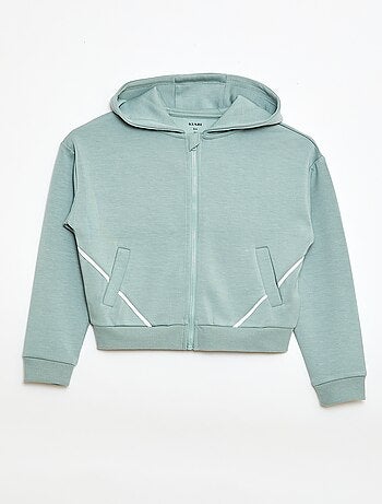 Sweat com capuz de toque suave