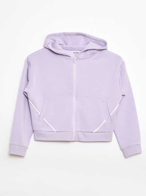 Sweat com capuz de toque suave - Kiabi
