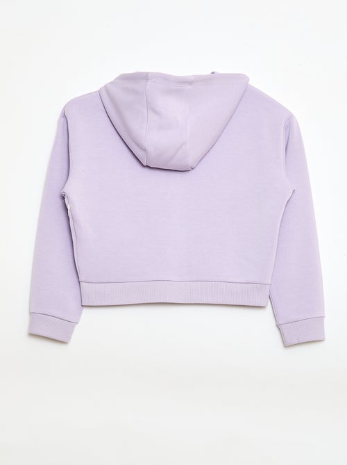 Sweat com capuz de toque suave - Kiabi
