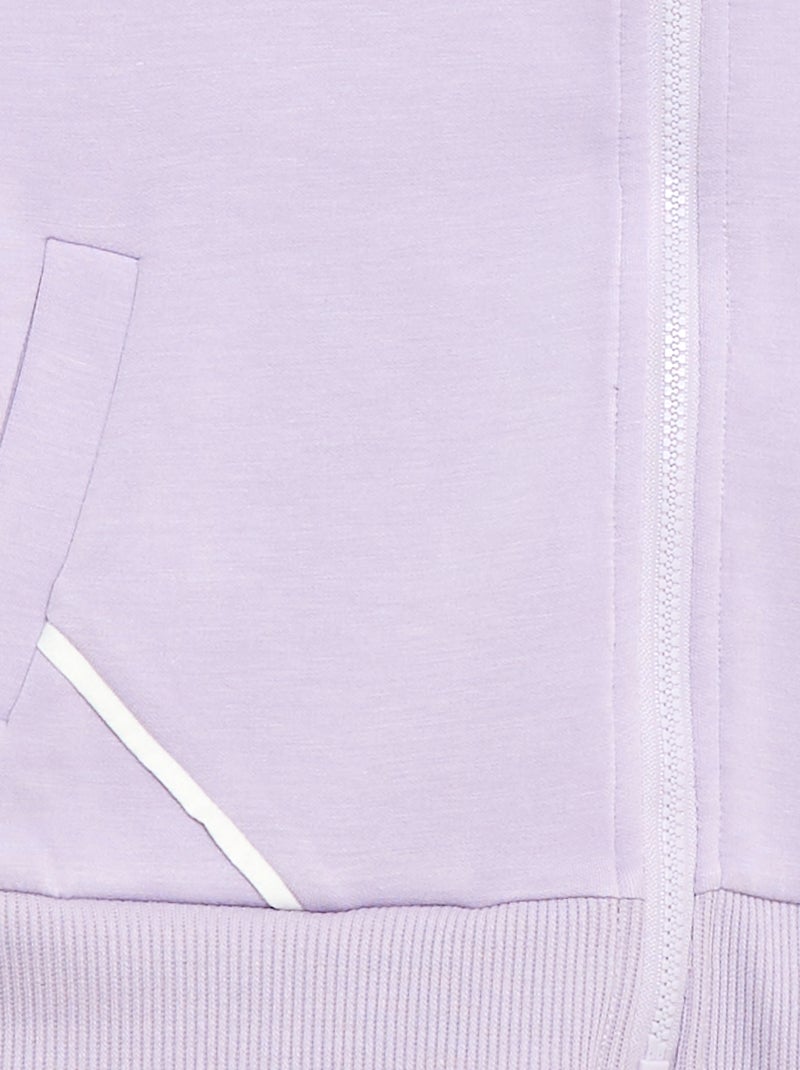 Sweat com capuz de toque suave Rosa - Kiabi
