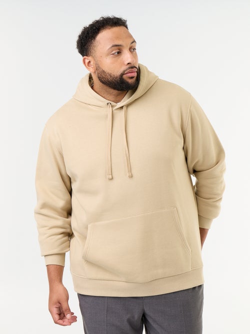 Sweat com capuz e bolso canguru - Kiabi
