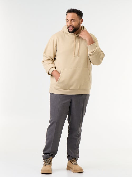 Sweat com capuz e bolso canguru - Kiabi