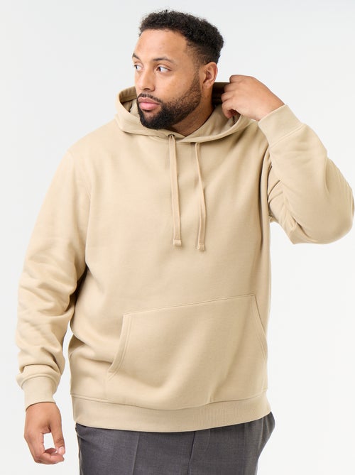 Sweat com capuz e bolso canguru - Kiabi