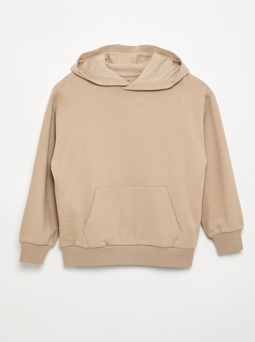 Sweat com capuz e bolso canguru - Kiabi