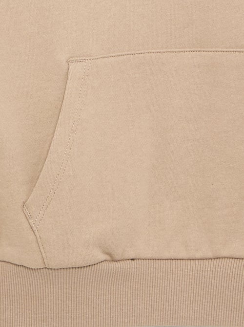Sweat com capuz e bolso canguru - Kiabi