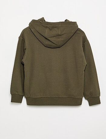 Sweat com capuz e bolso canguru