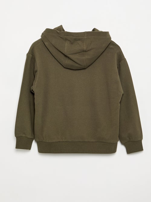 Sweat com capuz e bolso canguru - Kiabi