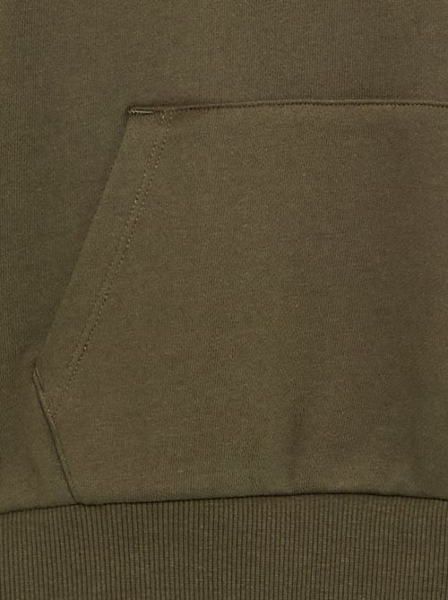 Sweat com capuz e bolso canguru - Kiabi