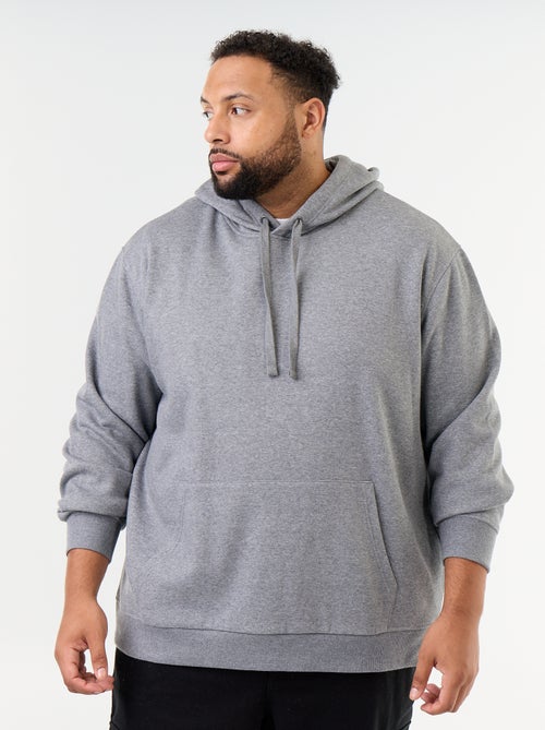 Sweat com capuz e bolso canguru - Kiabi