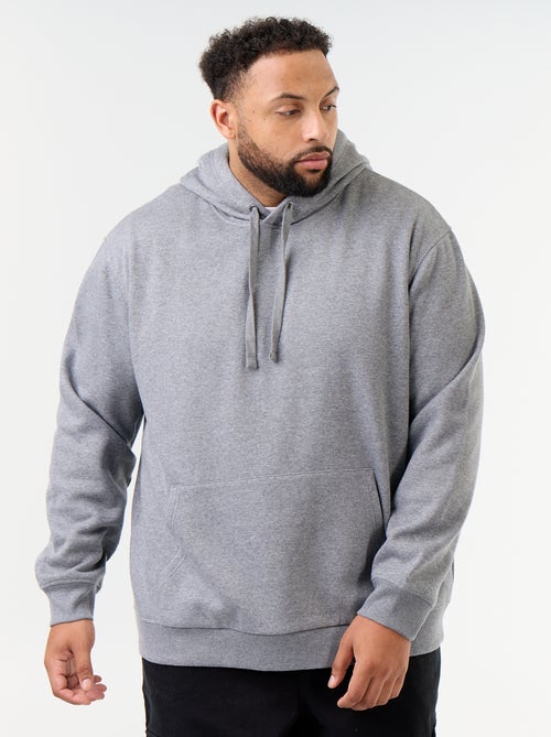Sweat com capuz e bolso canguru - Kiabi