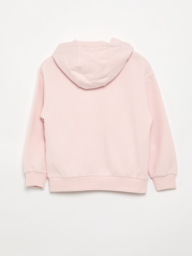 Sweat com capuz e bolso canguru Rosa - Kiabi