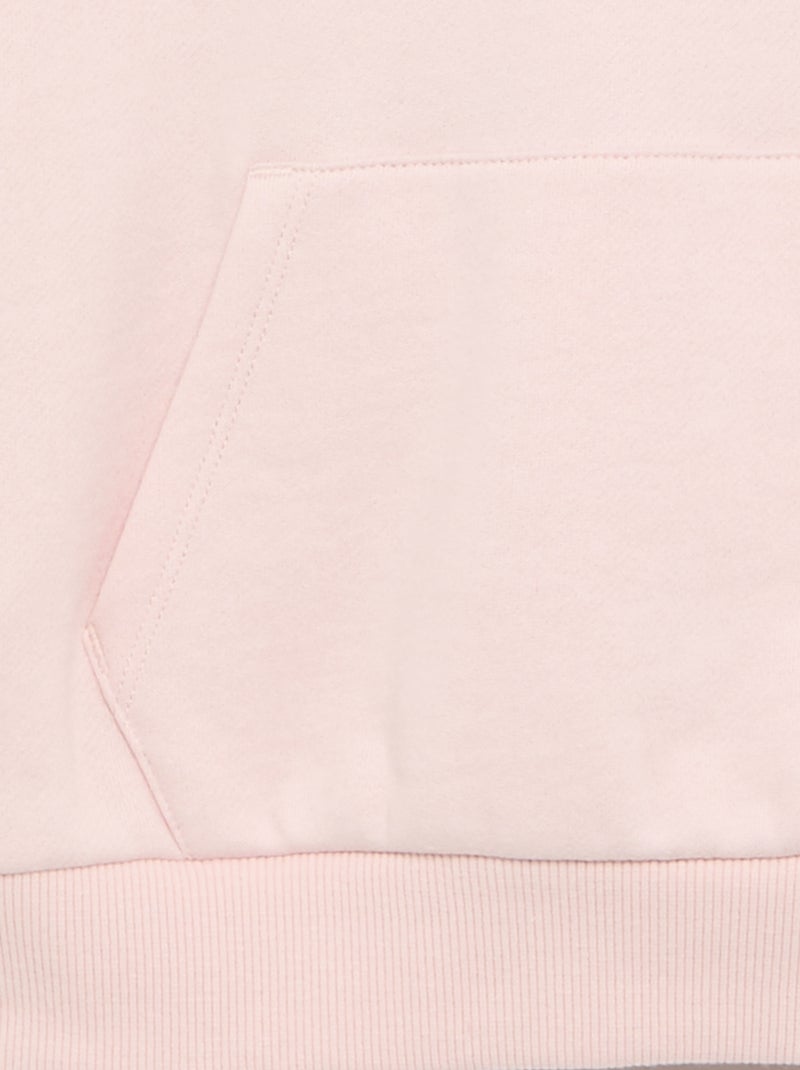 Sweat com capuz e bolso canguru Rosa - Kiabi